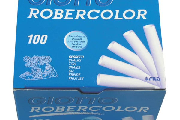 Gessetti GIOTTO Robercolor bianco  astuccio da 100 - 538800