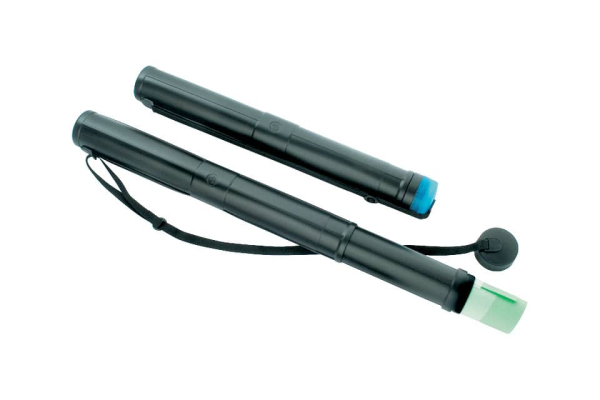 Tubo porta disegni Ø 75 mm TECNOSTYL estensibile a 2 moduli 70-120 cm nero 80