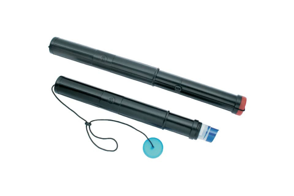 Tubo porta disegni Ø 55 mm TECNOSTYL estensibile a 2 moduli 40-70 cm nero 79
