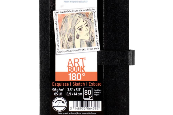 Sketchbook da disegno Canson Art Book 180° 8,9x14 cm - 80 fogli C200006459