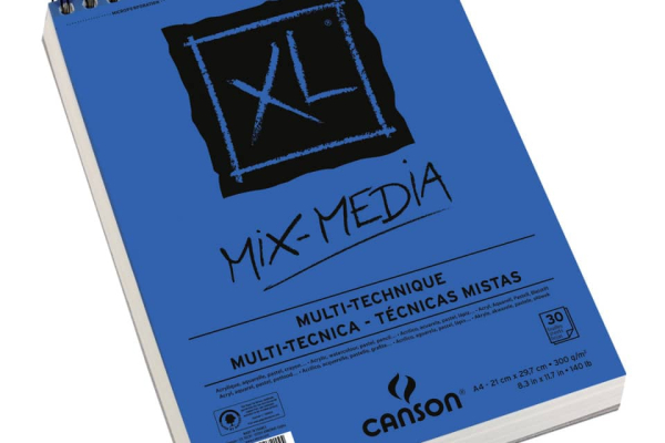 Album spiralato CANSON XL Mix Media bianco 300 g/m² 30 fogli A4 C200807215