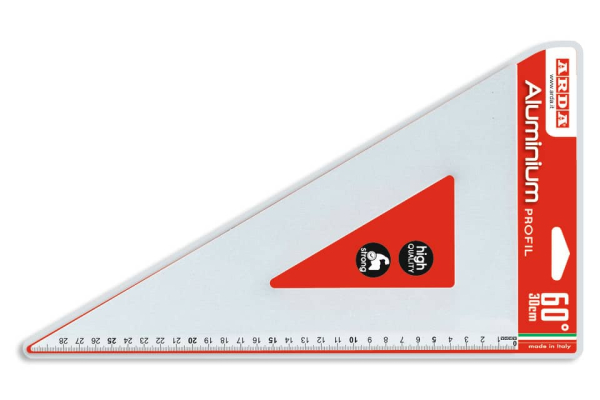 Squadra ARDA Linea Profil alluminio 60° cm 30 18132