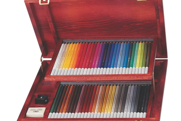 Matite colorate Stabilo CarbOthello assortiti valigetta in legno da 60 - 1460-1