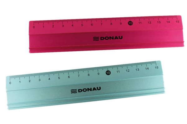 Righello Donau in alluminio 15 cm  assortiti - 5420100-99