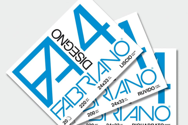 Album da disegno Fabriano F4 200 g/m² 24x33 cm - 20 ff. ruvidi 05000597