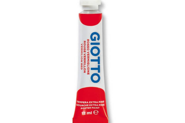 Tempera GIOTTO Extra 12 ml rosso vermiglione 35200700