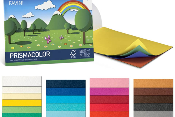 Cartoncini Prisma FAVINI 20 PRISMA monoruvidi colorati 220 g/m² 50x70cm tabacco 10  conf.20 - A33H012
