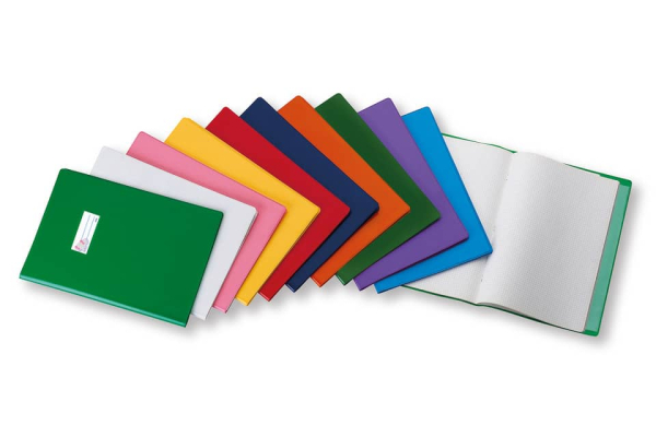 Copriquaderno con etichetta FAVORIT Coprimaxi laccato 21x29,7 cm blu scuro 100460672