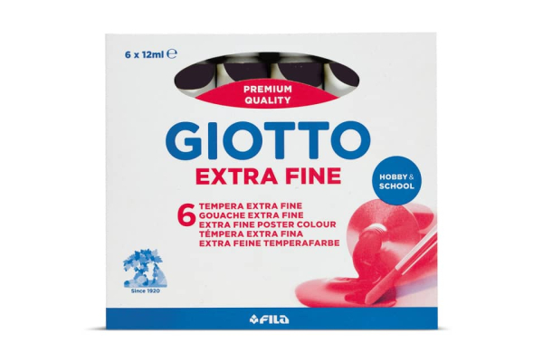 Tempera GIOTTO Extra 12 ml nero  35202400