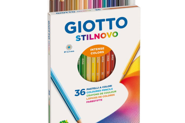 Matite colorate GIOTTO Stilnovo assortiti Astuccio da 36 - 25670000