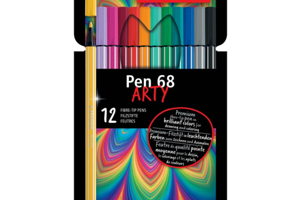Pennarelli Stabilo Pen 68 arty - tratto 1 mm - colori assortiti Conf. 12 pezzi - 6812-1-20