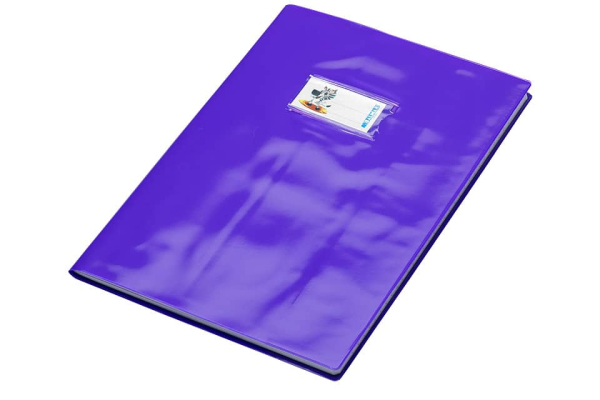 Copriquaderno con etichetta - Coprimaxi Beat A4 in PVC laccato spessore 180 μm CoLibrì viola - PF02020115