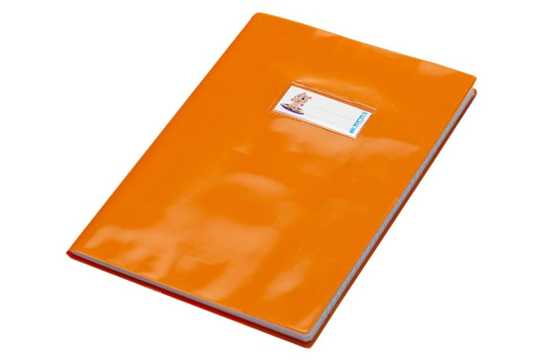 Copriquaderno con etichetta - Coprimaxi Beat A4 in PVC laccato spessore 180 μm CoLibrì arancio - PF02020102