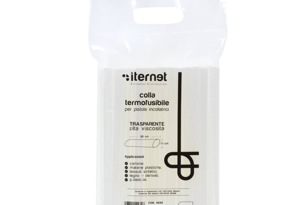 Refill colla stick per pistole colla a caldo Iternet sacchetto da 1 Kg 4230