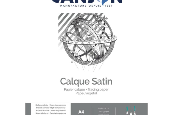 Scatola 250 fogli carta lucida A4 110/115 g/m² Canson bianco C31310X001